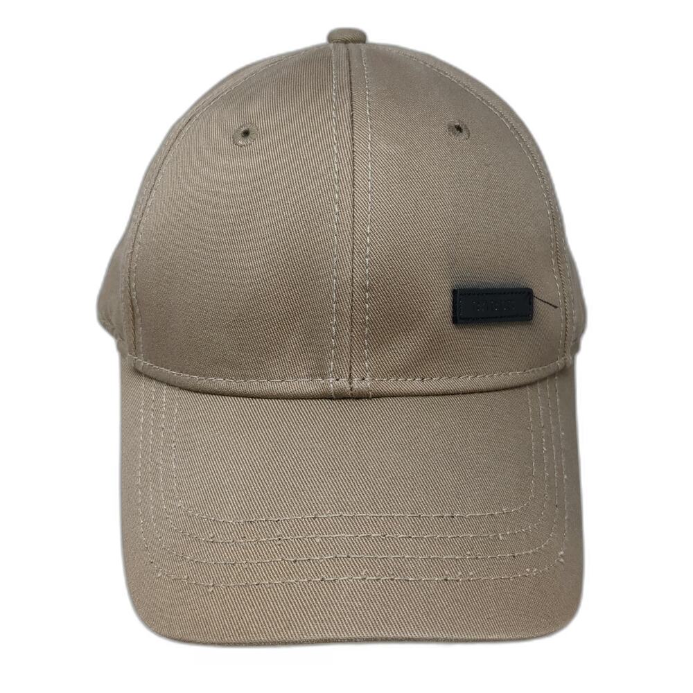 CACUSS Baseball Cap Brown One Size Cotton Adjustable Patch Distressed Hat